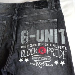 G Unit Block Pride Black Jeans (40 Waist)